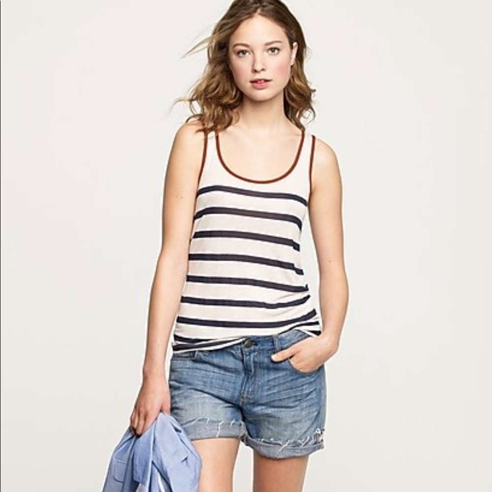 EUC J Crew Featherknit Tank Sz Medium​​​​​​